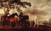 ston och fol i flodlandskap George Stubbs